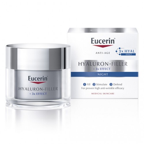 EUCERIN Hyal Filler nočný krém proti vráskam 50 ml